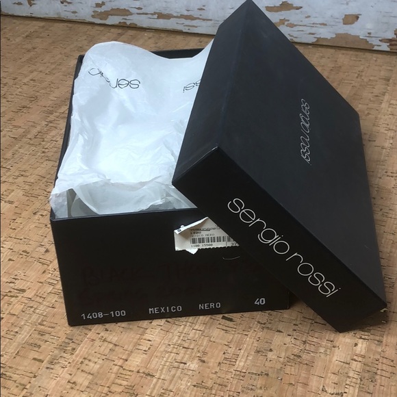 Sergio Rossi Sandal Slide Stiletto EUC sz 40 - Picture 8 of 8